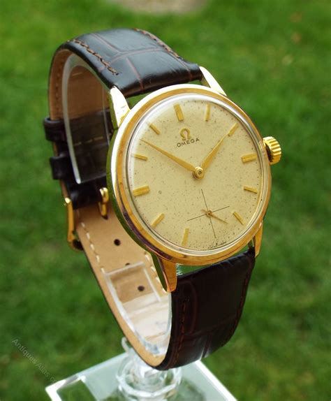 omega 1960 gold watch|vintage 14k gold omega watches.